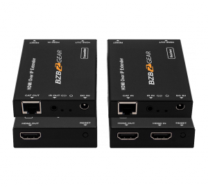 Bzb BZ-IP-100HD Hdmi Over Ip Extender - Point To Point  Multi-point