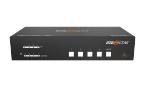 Bzb BG-UHD-KVM41 4-port 4k 18gbps Uhd Conference Room Hdmiusb 3.0 Kvm 