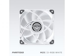 Phanteks PH-F120M25_DRGB_PWM_WT01_3P Casefan  Ph-f120m25_drgb_pwm_wt01