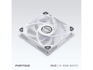 Phanteks PH-F120M25_DRGB_PWM_WT01_3P Casefan  Ph-f120m25_drgb_pwm_wt01