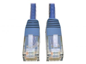 Tripp 3q6109 Cat6 Gigabit Molded Patch Cable Rj45 M-m 550mhz 24 Awg Bl