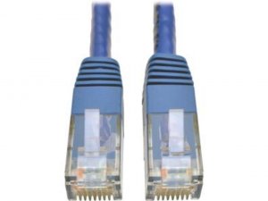 Tripp 3q6109 Cat6 Gigabit Molded Patch Cable Rj45 M-m 550mhz 24 Awg Bl