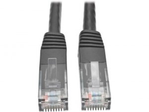 Tripp 3q6099 Cat6 Gigabit Molded Patch Cable Rj45 M-m 550mhz 24 Awg Bl