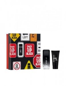 Puig CH65159671 212 Vip Black 2 Pcs Set For Men: 3.4 Eau De Parfum Spr