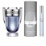 Puig PACO65176718 Paco Rabanne Invictus 3 Pcs Set For Men: 3.4 Eau De 