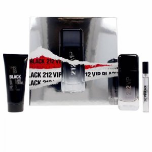 Puig CH65176908 212 Vip Black 3 Pcs Set: 3.4 Eau De Parfum Spray + 0.3