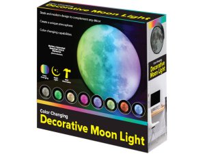 Bulk GA076 Battery Operated Color Changing Decorative Moon Light