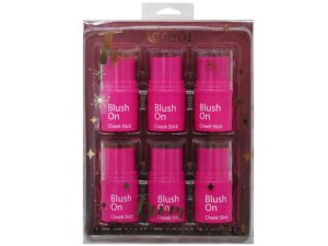 Bulk AC228 Shimmer Blush Sticks Set Of 6