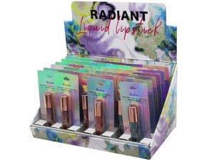 Bulk AC214 Radiant Liquid Lipstick In Countertop Display