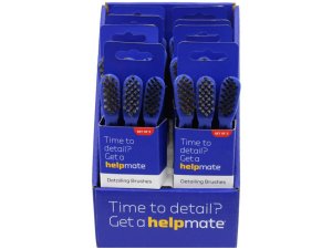 Bulk AB923 Helpmate 3 Pack Detailing Brushes In Display