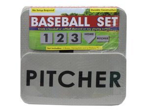 Bulk GA021 Lightweight Foam Throwdown Baseball Field Set