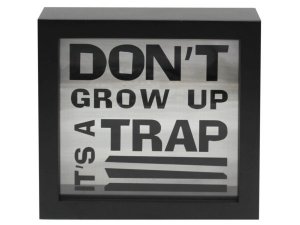 Bulk AB809 Don039;t Grow Up It039;s A Trap Decorative Hangable Wooden 