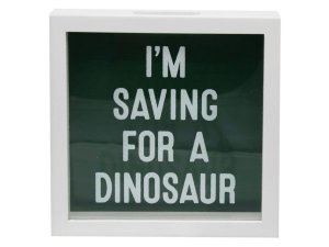 Bulk AB808 Saving For A Dinosoar Decorative Wooden Tabletop Piggy Bank