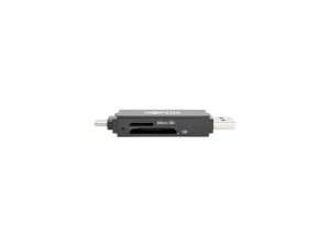 Tripp 2ql331 Usb-c Memory Card Reader, 2-in-1 Usb-a-usb-c, Usb 3.1 Gen