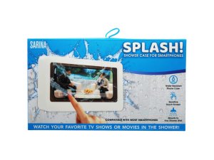 Bulk AC247 Sarina White Splash! Shower Case For Smartphones