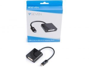 V7 V7UCDVI-BLK-1E Usb-dvi Video Adapter - Type C Usb - Dvi-d Digital V