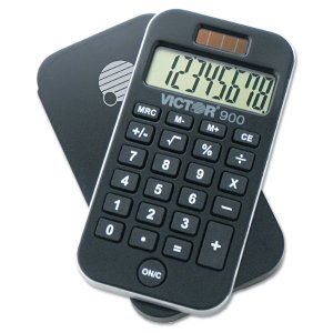 Victor 900-0037-00 Victor 900 Handheld Calculator - Protective Hard Sh