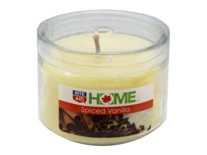 Bulk AB892 True Living 3oz Vanilla Scented Candle