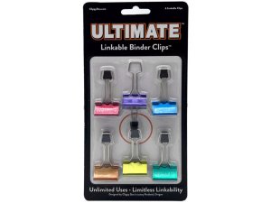 Bulk AA032 Linkable Multi-use Binder Clips In Ultimate Design