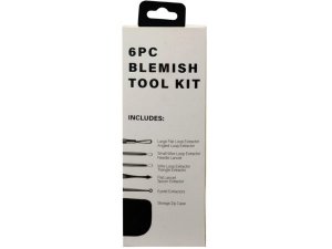 Bulk AB792 6 Piece Pro Blemish Tool Set In Carrying Case