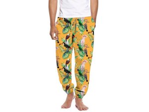 Bulk AB910 Men039;s Bird Of Paradise Pajama Lounge Pants In Extra Larg