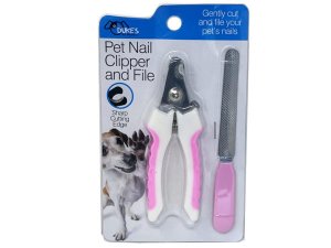 Bulk DI749 Pet Nail Clipper And File