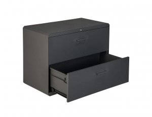 Varidesk 401555 Lateral File Cabinet Two Lockable Drawers