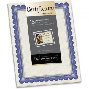 Southworth SOU CT1R Southworth Ct1r Foil Enhanced Parchment Certificat