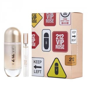 Puig CH65172658 212 Vip Rose 2 Pcs Set: 2.7 Eau De Parfum Spray + 0.34