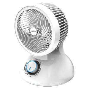 Brentwood F-650MW 6in 3spd Osc Dsk Fan Wht