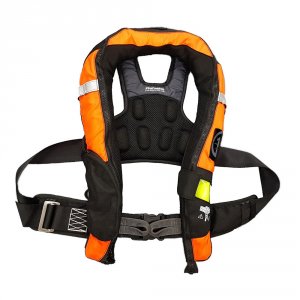 First FW-40PROHA-OB Fw-40pro Ergo Auto Inflatable Pfd Wharness - Hi-vi