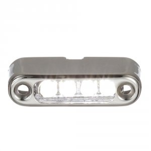 Attwood 6350W7 Attwood White Led Micro Light Wstainless Steel Bezel Am