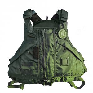 First AV-1000-GN-M/L Av-1000 Kayak Style Duty Pfd - Green - Ml