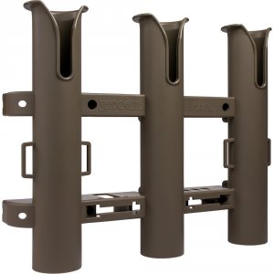 Seadog 325034-1 Sea-dog Triple Threat Three Pole Rod Holder - Flat Dar