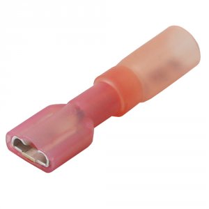 Pacer TDE18-250FI-100 Pacer 22-18 Awg Heat Shrink Female Disconnect - 