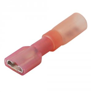 Pacer TDE18-250FI-3 Pacer 22-18 Awg Heat Shrink Female Disconnect - 3 