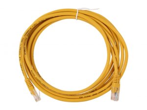 Startech 6F4771 10 Ft Yellow Molded Cat5e Utp Patch Cable - Make Fast 