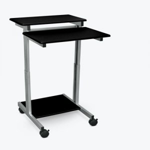 Luxor STANDUP-24-B Stand Up Presentation Station - Black