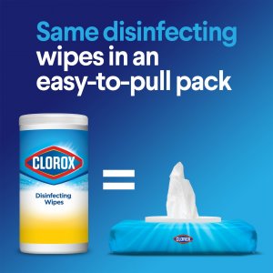 Clorox 31404 Wipes,clx,dis,flxpk,lemn