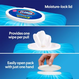 Clorox 31404 Wipes,clx,dis,flxpk,lemn