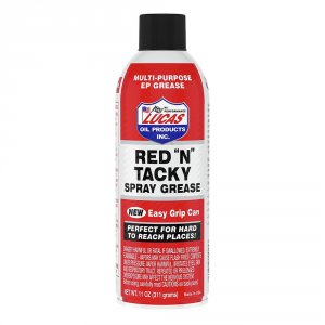 Lucasoil AVE 11025 Lucas Oil Red N Tacky Grease Aerosol 11oz