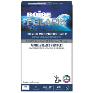 Cascades POL8514 Paper,8.5x14,20lb,wht