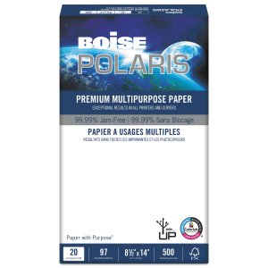 Cascades POL8514 Paper,8.5x14,20lb,wht