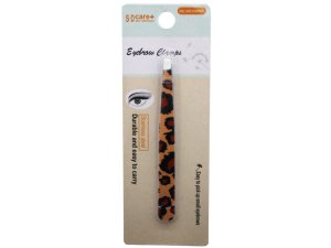 Bulk GA074 Animal Print Beauty Tool Precision Tweezers