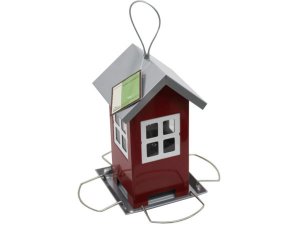 Bulk AB913 Single-story Metal Bird House Feeder With Windows And Perch