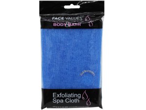 Bulk AC566 Face Values Body And Bath Exfoliating Spa Cloth In Assorted