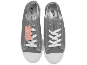 Bulk AC142 Women039;s Grey Low Top Sneaker Shoes In Assorted Sizes