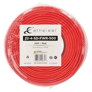 Ethereal 22-4-SD-FWR-500 22 Gge 500ft Cable Red