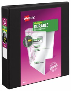 Avery ACC 17021 Averyreg; Durable View 3 Ring Binder - 1 12 Binder Cap