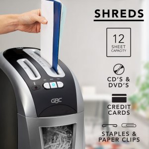 Acco GBC 1757390 Gbc Ex12-05 Super Cross-cut Shredder - Non-continuous